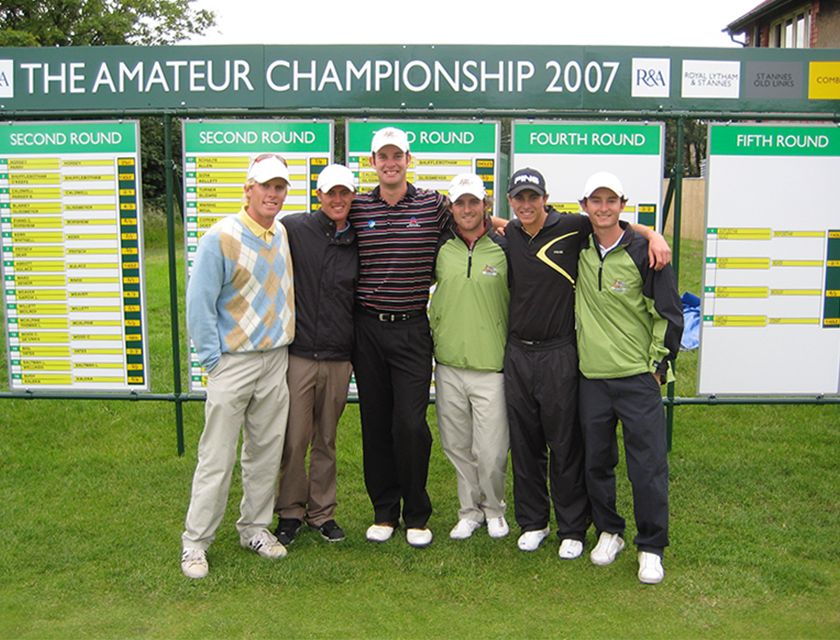 Tim Stewart and Jamie Arnold golf journey, 2007