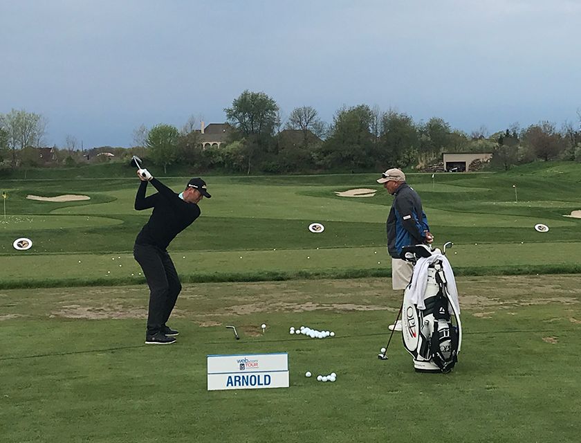 Tim Stewart and Jamie Arnold golf journey, 2017