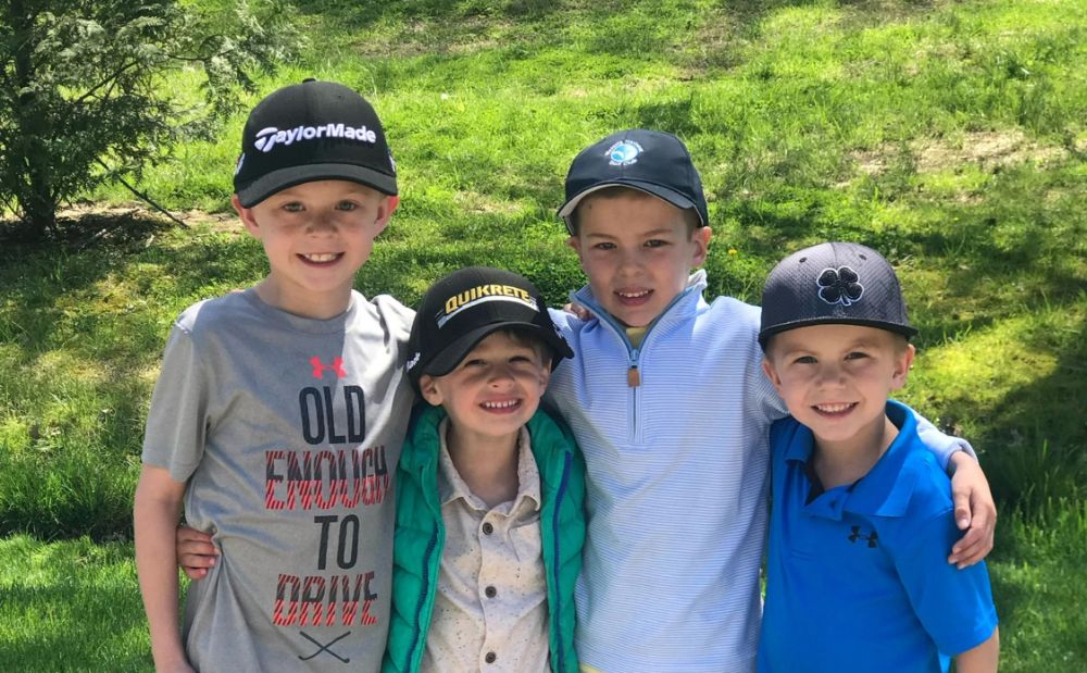 Junior golfers at Golf House Academy